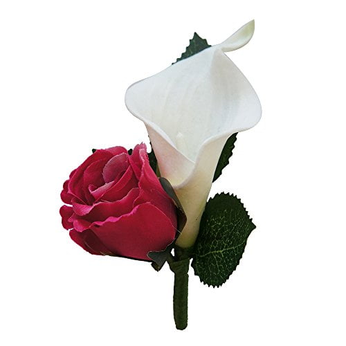 Artificial Flowers Boutonniere For Wedding And Prom Lavender nice quality calla lily and rose for wedding and prom Artificial Flowers Boutonniere For Wedding And Prom Lavender nice quality calla lily and rose for wedding and prom
